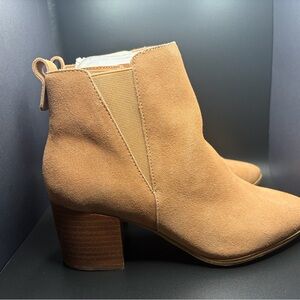 Tan Suede Ankle Boots